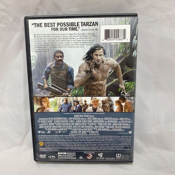 The Legend of Tarzan DVD Movie 2016 With Case - Picture 3 of 8
